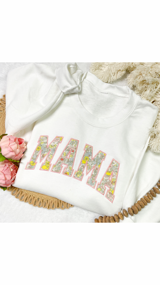 MAMA Keepsake Embroidered Sweatshirt